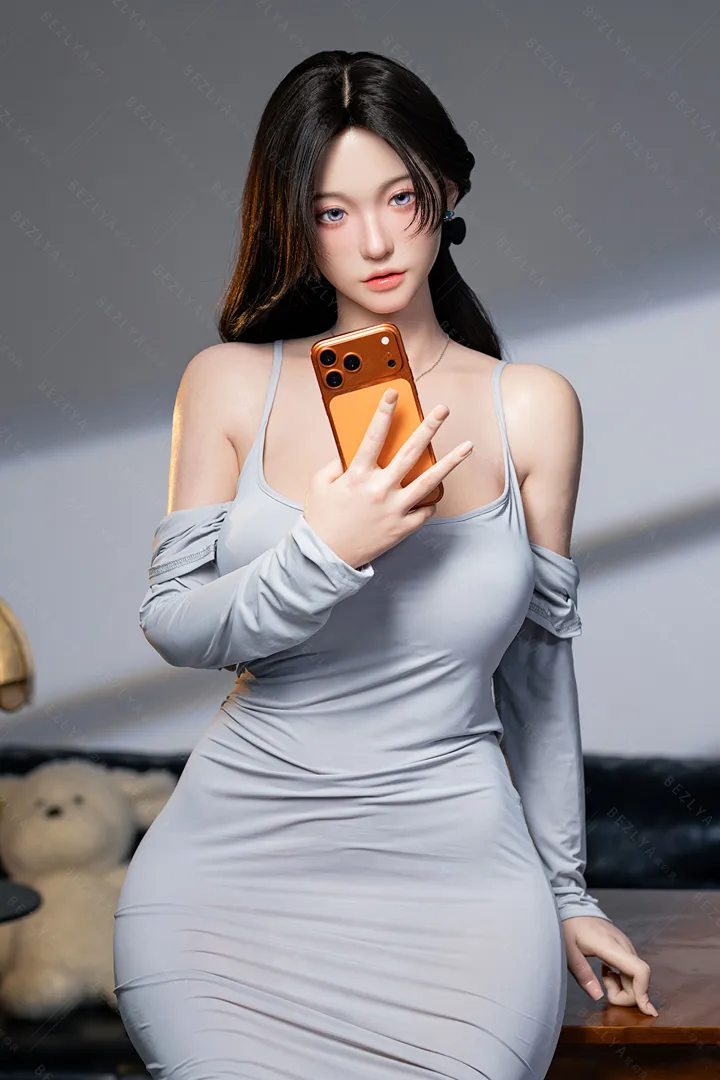 168cm (5ft6) E-cup Real Skin Texture Silicone Sex Doll Lillapruina, ROS Head
